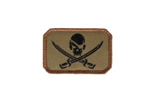 Patch Crâne de pirate - Forêt