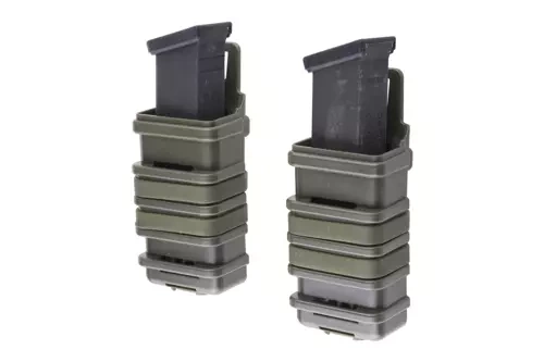 Pochette double Open III (S) pour chargeurs pistolet owe - vert olive