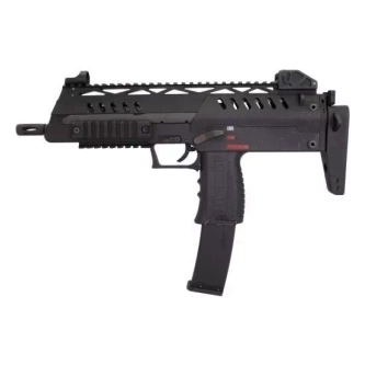 SMG8 submachine airsoft gun - black (OUTLET)