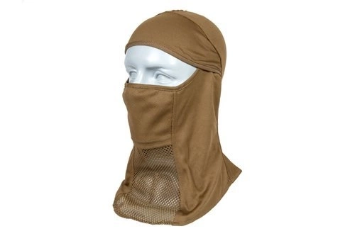 Light Balaclava with Face Protector - Tan