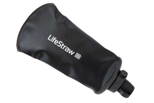 Lahev s filtrem LifeStraw Peak Squeeze Bottle 650ml Šedá