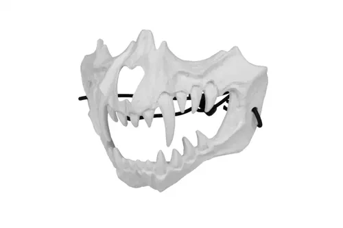 Exoskeleton Mask - White