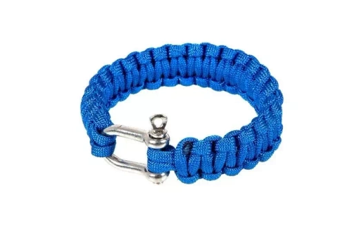 Survival bracelet (U) – blue