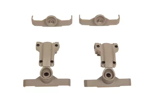 MSA Sordin headphone adapter for Team Wendy rails (AMP type) - Dark Earth