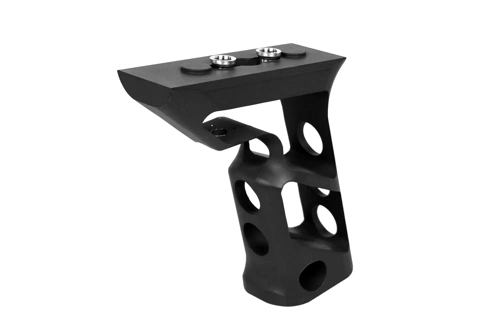 CNC úhelníková rukojeť na Keymodu Black