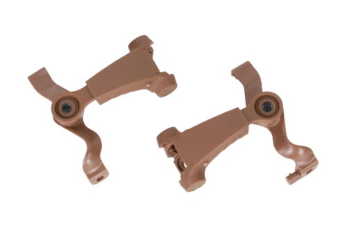 Adaptéry Earmor M16A-TW pro sluchátka M31/M32+ pro lišty EXFIL® - Coyote Brown