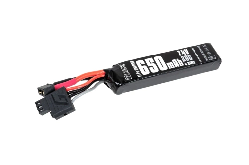 Batterie Li-Po Specna Arms x Gens Ace 650 mAh 20C 7.4V T-Deans mini G-Tech