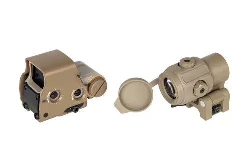 Sada zaměřovača XPS 3-2 + lupa G43 3x - Tan