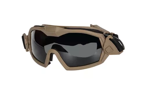 Tactical goggles with fan - Tan