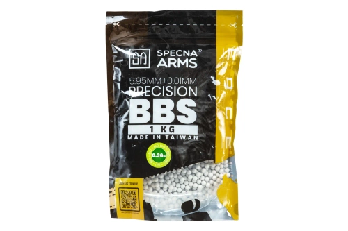 Airsoft BBs Precisie 0,36g Specna Arms EDGE ULTRA™ BIO 1 kg Wit