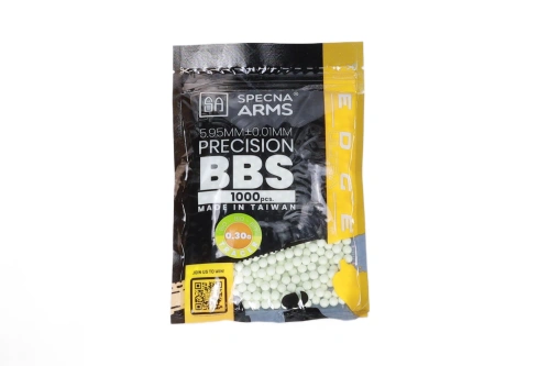 airsoft 0.30g Specna Arms EDGE ULTRA™ BIO Balas trazadoras de precisión 1000 piezas Verde