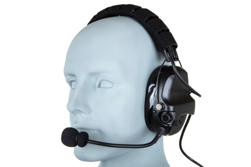 Tac-Sky headset WYS0142A (Siliconen pads) Zwart