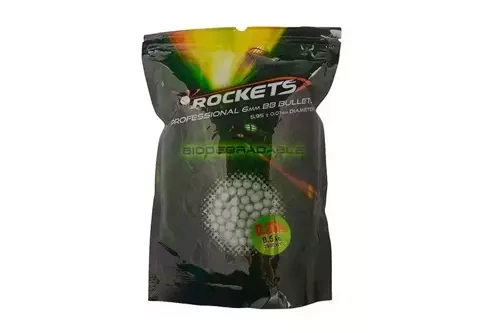 Kuličky Bio 0.20g Rockets Professional 0.5 kg - Zelené