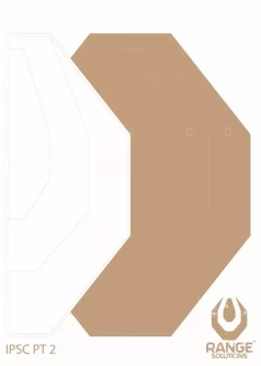Tarcze strzeleckie IPSC-PT2 bok - 50szt
