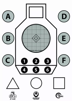 Aim Small Shooting Targets - 500 pcs