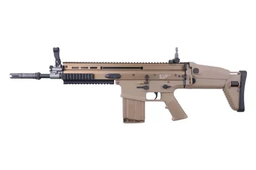 WE MK17 MOD 0 Open Bolt Assault Rifle Replica - Tan