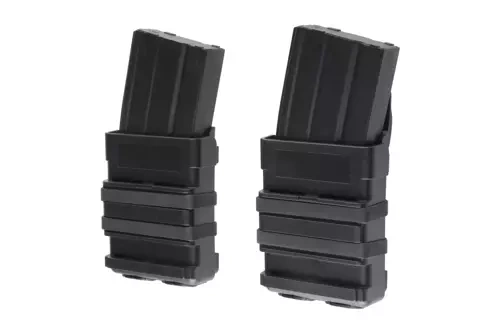 Double Open III (M) 5.56 Magazine Pouch - Black