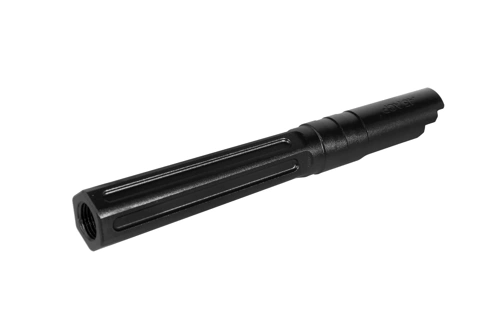 Aluminum outer barrel LA Capa Customs HEXCUT for TM Hi-Capa 5.1 replicas Black