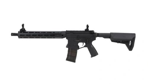 King Arms x Lancer Systems ASG Karabijn L15 LCH7 12" Faux Carbon Zwart