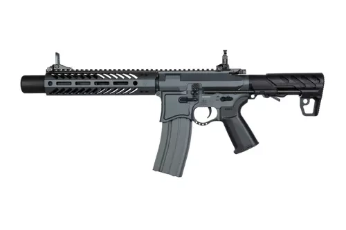 Seekins Precision 9" SBR8 carbine replica with suppressor - grey
