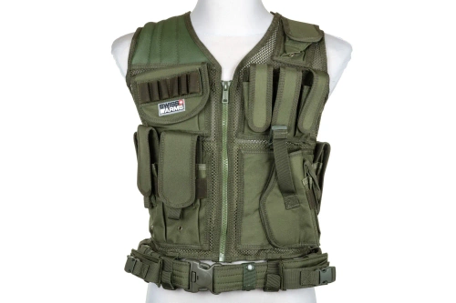 Chaleco Cybergun Swiss Arms Tactical BT-4 Olive