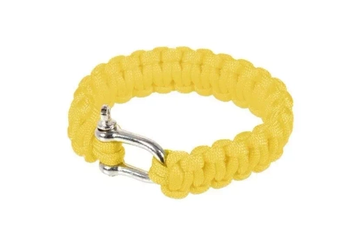 Bracelet de survie (U) - jaune
