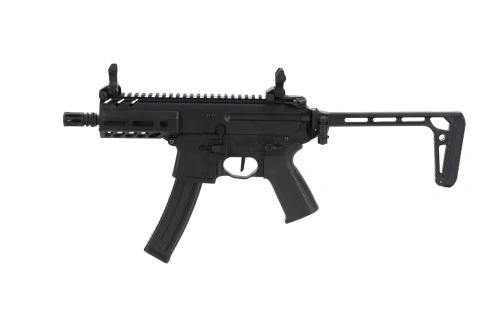 Zestaw startowy ASG - pistolet maszynowy King Arms x SIG SAUER MPX-K Sportline + akcesoria