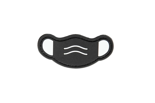 3D Face Mask Patch - Black