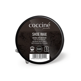 Coccine Shoe Wax Premium 40g Black