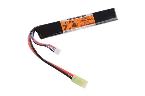 LiPo 7.4V Valken Energy 1200mAh 15C battery (stick)