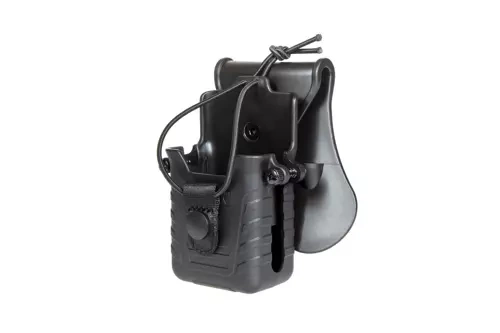 Polimerowa kabura na radio Baofeng UV-5R, UV-82, Motorola T82 - Czarna