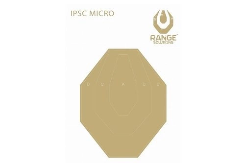 Střelecké štíty IPSC Micro - 50 ks.