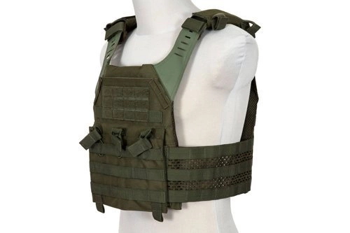 Chaleco táctico Spartan Plate carrier - verde oliva