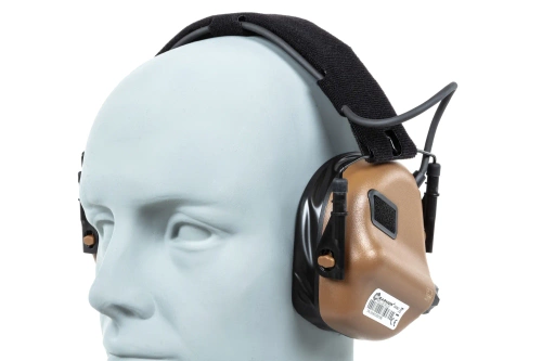 Aktivní chrániče sluchu Earmor M31 Plus - Coyote Brown