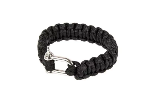 Survival bracelet (U) – black