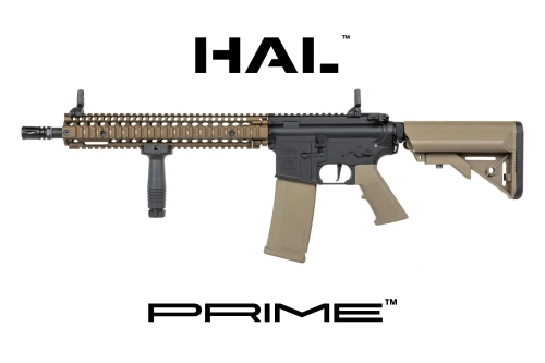 Airsoftová puška Specna Arms Daniel Defense® MK18 SA-P26 Prime™ HAL™ ETU s bezkomutátorovým motorem Chaos Bronze