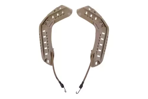 Juego de raíles de montaje para cascos tipo FAST - color canela