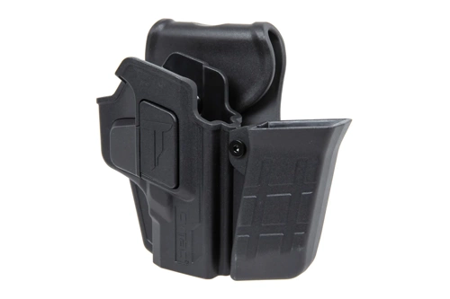 Cytac R-Defender Glock19 holster set (right-handed) + Charger Black