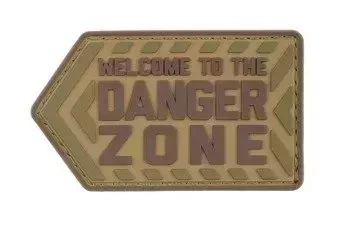 Danger Zone PVC Badge - Multicam