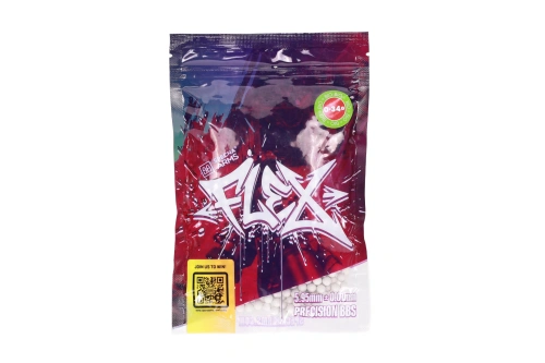Specna Arms FLEX : billes de précision 0,34 g BIO, lot de 1 000 pièces