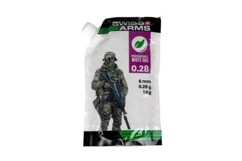 BBs biodegradable 0.28g Cybergun SWISS ARMS 3600 pcs