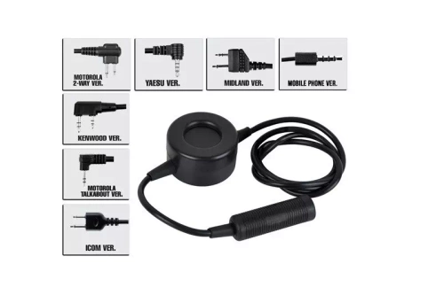 Bouton PTT TCI Military (Midland)