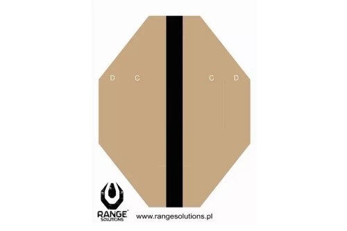 Tarcze Strzeleckie IPSC Hard Cover 2 - 50szt