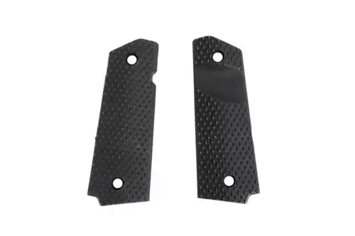 Garnitures de crosse en polymère FMA TYPE A pour pistolets de type Colt 1911 - Noires