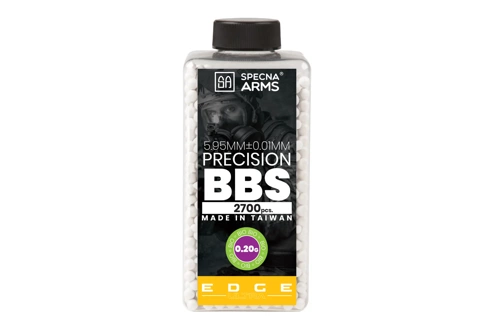 Specna Arms EDGE ULTRA™ BIO 0.20g balas de precisión - 2700 uds - blanco - botella