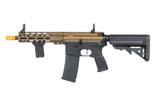 Specna Arms RRA SA-E25 HAL ETU™ Chaos Bronze Carabine airsoft avec dispositif de décharge orange