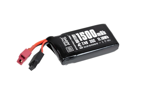 Batterie Li-Po Specna Arms x Gens Ace 1500 mAh 35C PEQ 7.4V T-Deans G-Tech