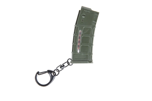 Porte-clés Wosport en forme de chargeur pour M4/M16 Olive