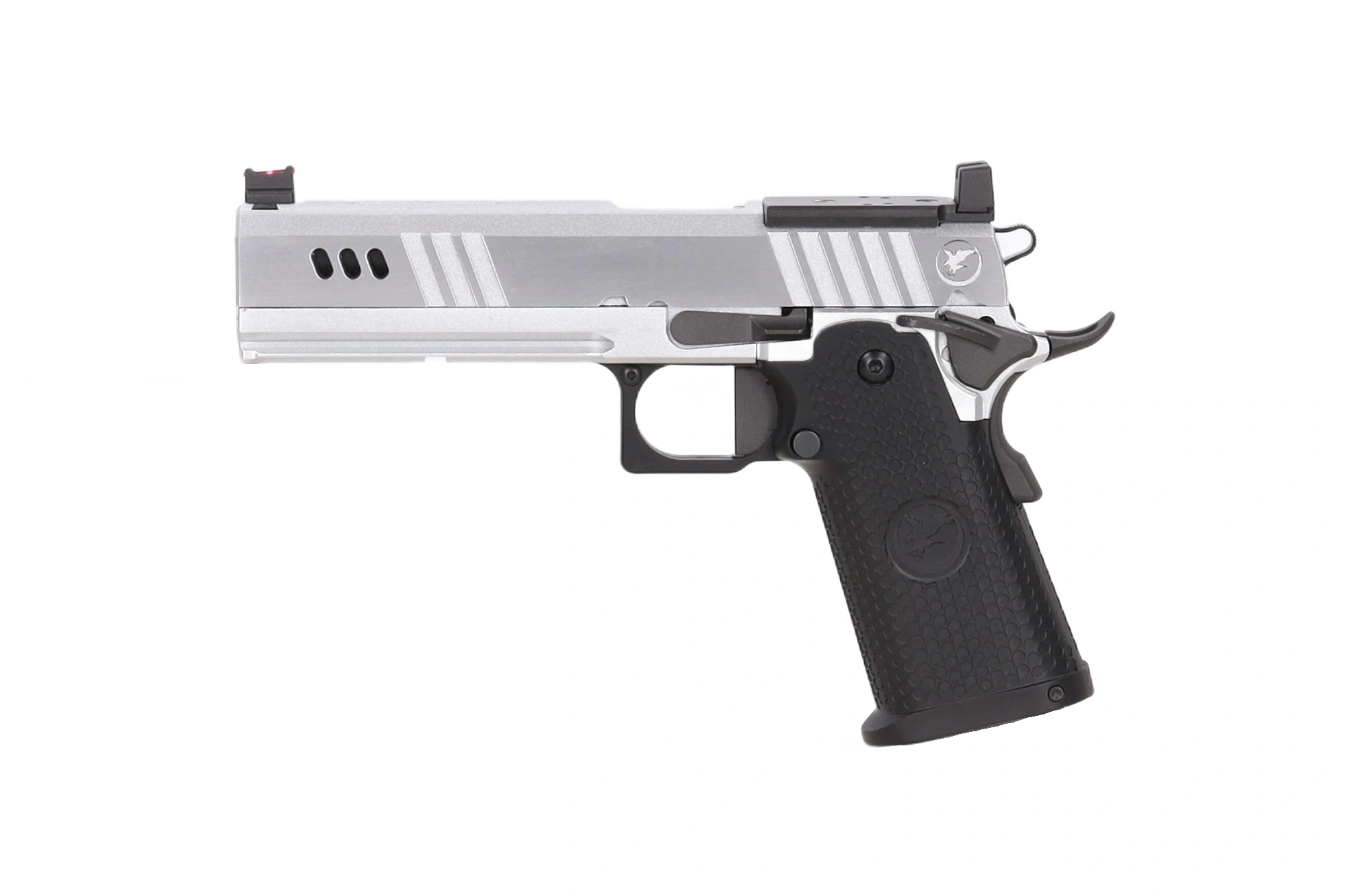 Nighthawk Custom BDS9 GBB Pistol (Optics Ready) – Silver