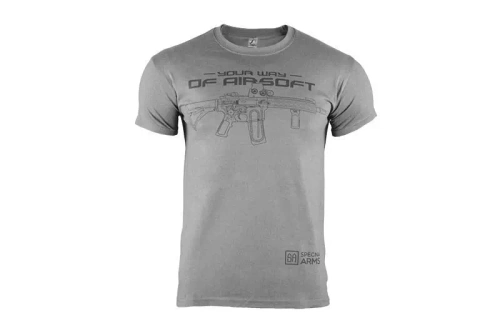 Koszulka Specna Arms - Your Way Of Airsoft 02 - szary/czarny
